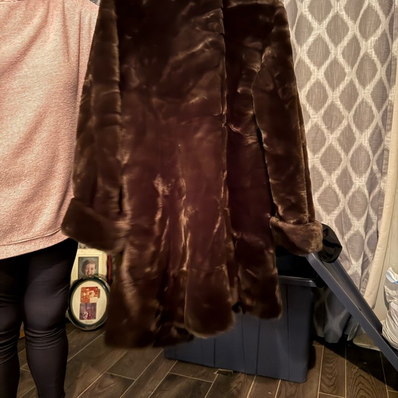 Pamela McCoy Jackets & Blazers - Pamela McCoy Rich Chocolate Teddy Jacket